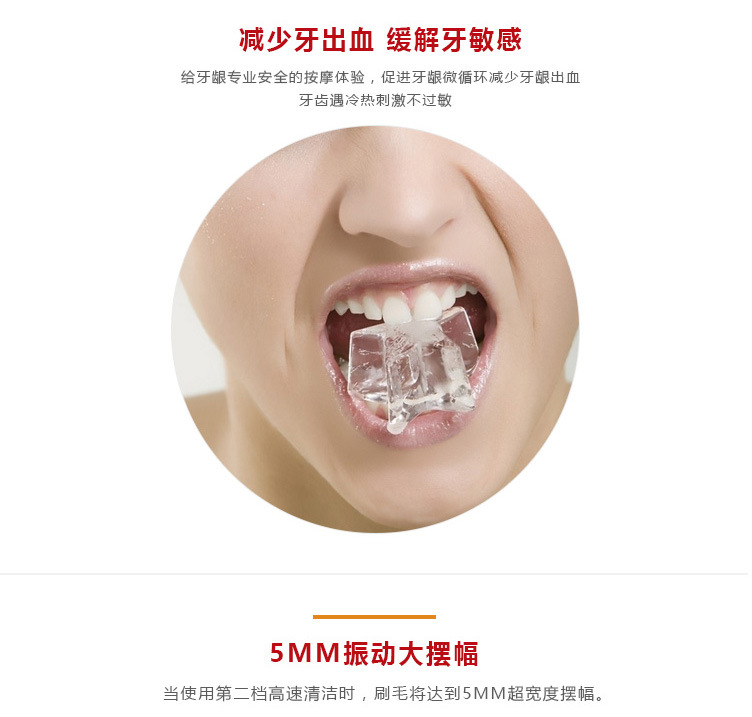 電動(dòng)式聲波牙刷 自動(dòng)便攜充電牙刷