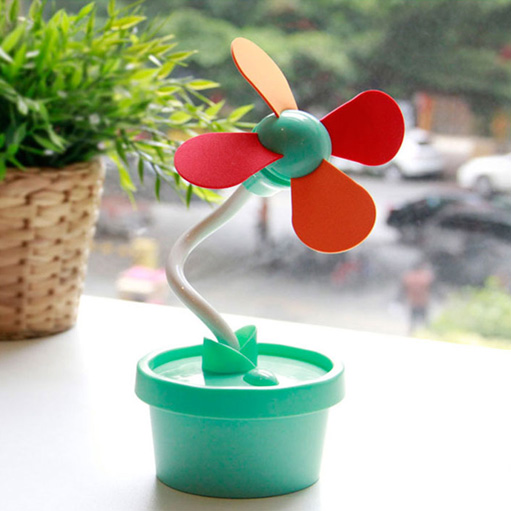花盆充電風(fēng)扇