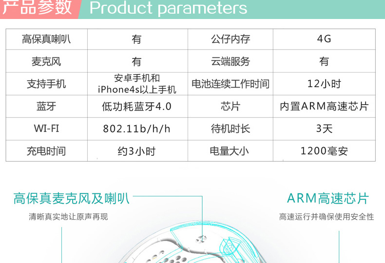 么么智能互動聊天公仔 早教故事機充電 益智毛絨玩具 旦旦面