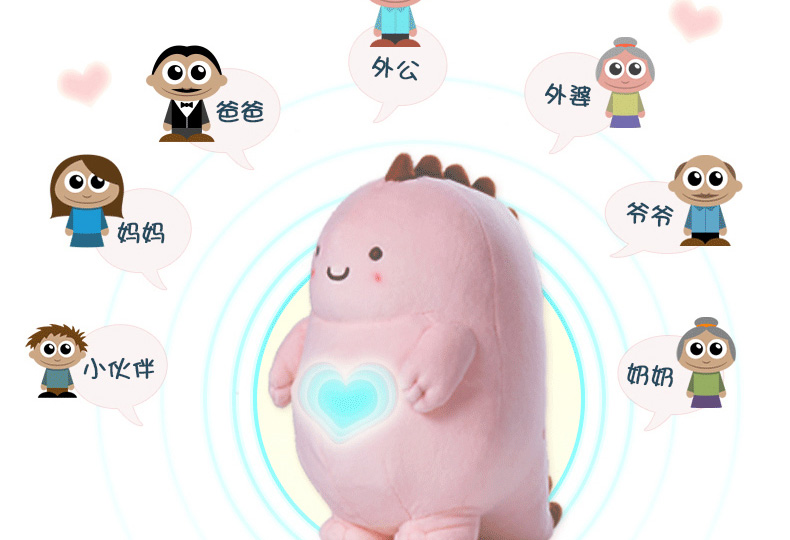 么么智能互動聊天公仔 早教故事機充電 益智毛絨玩具 旦旦面