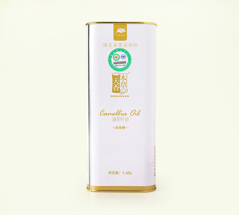 本草天香山茶油1.45L*2禮盒