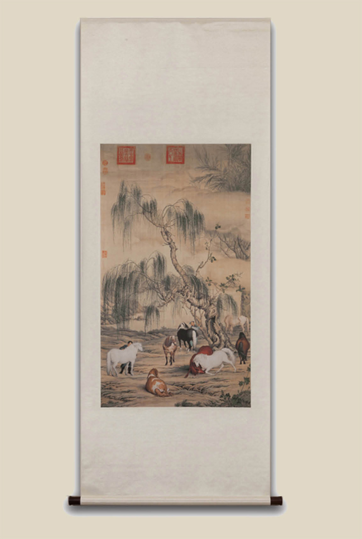 萬(wàn)事利《八駿圖》