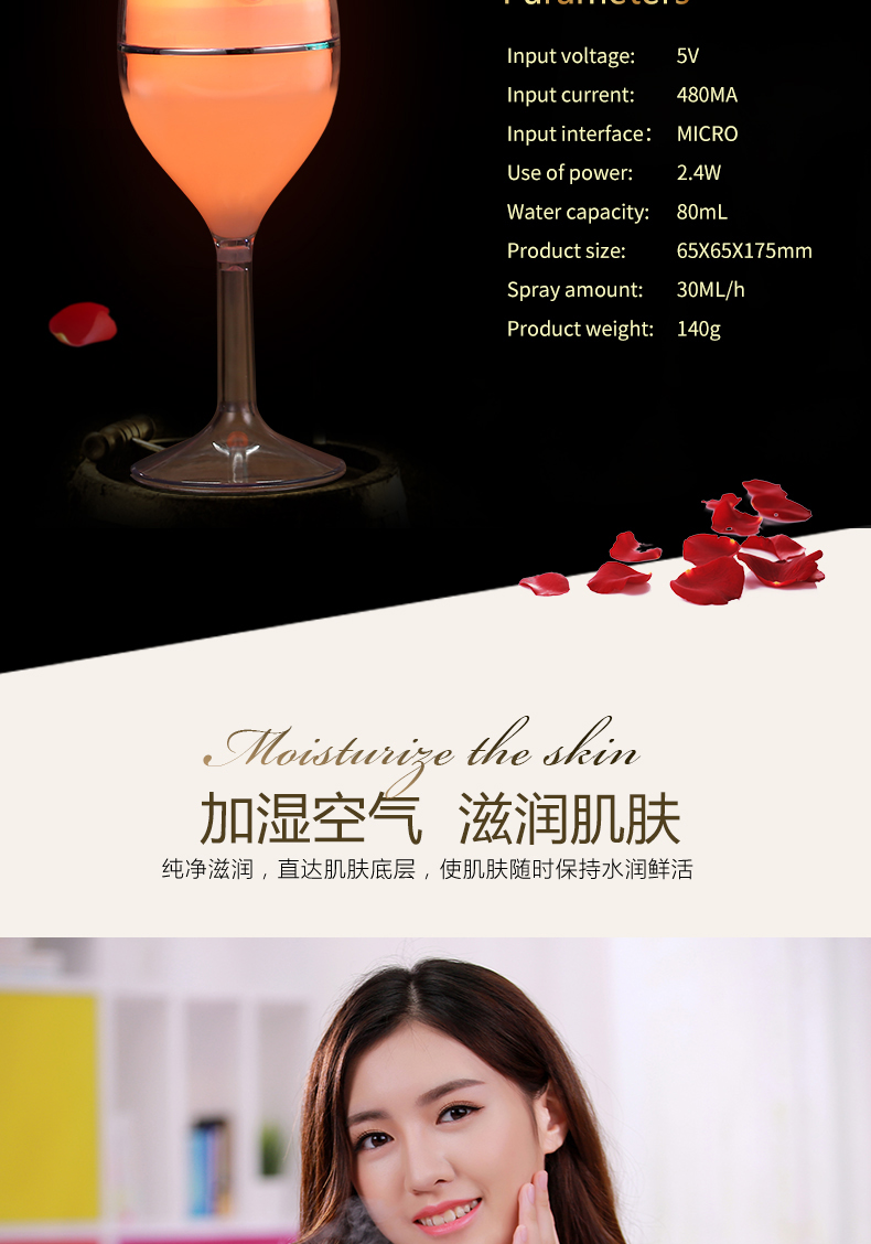 紅酒杯加濕器