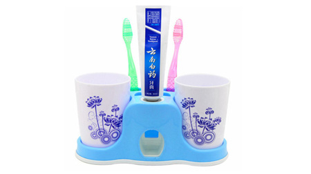 自動擠牙膏架
