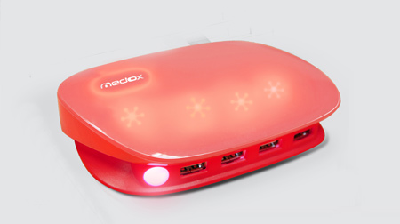 觸控發(fā)光的月光寶盒USB充電器